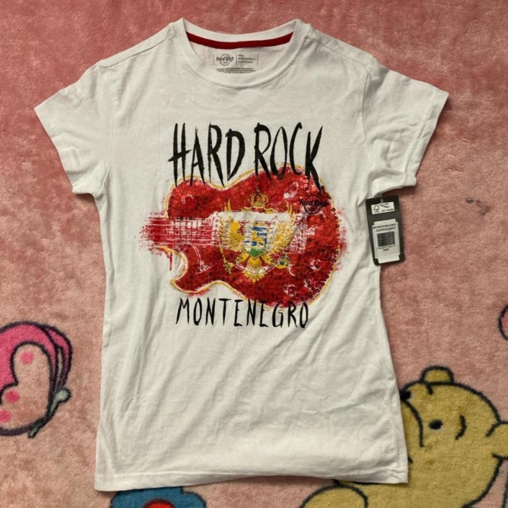 Warm colored hard, rock guitar tee

view my informational post!!!